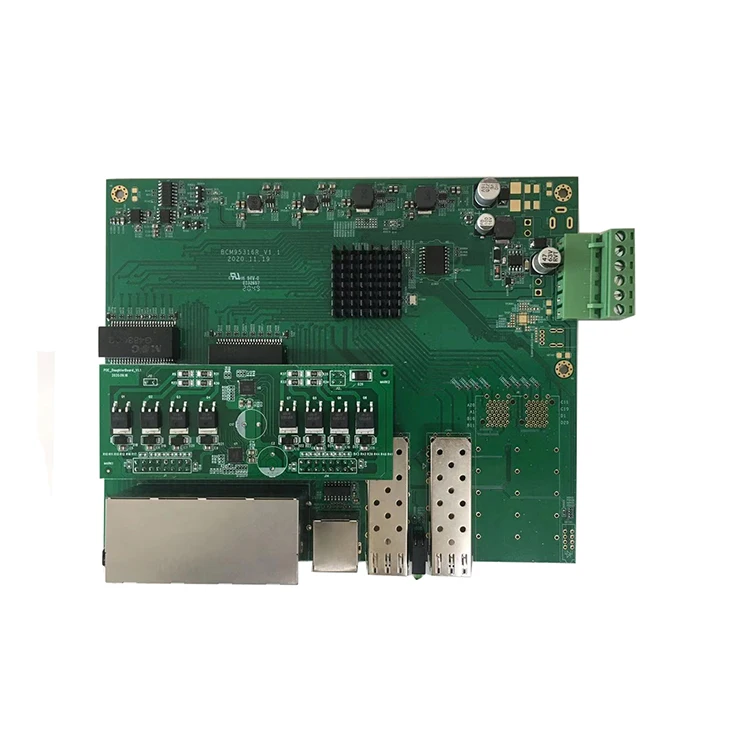 Sfp+ 10G Managed Switch 8 Port - Switch jaringan Ethernet industri kelas enterprise