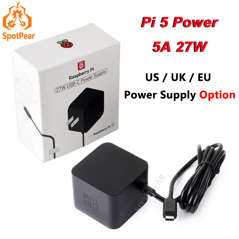 Raspberry Pi 5 8Gb - Asli resmi 5V5A PD Power 27W