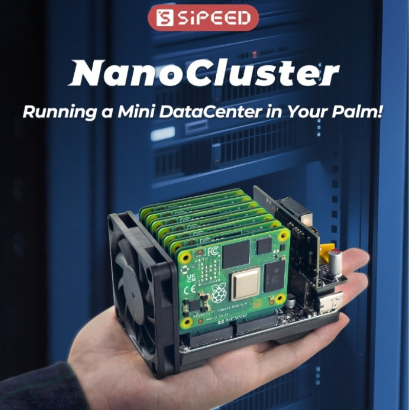 Sipeed NanoCluster CM4/5 Mini  - Deskpi Super6C ulasan dan harga