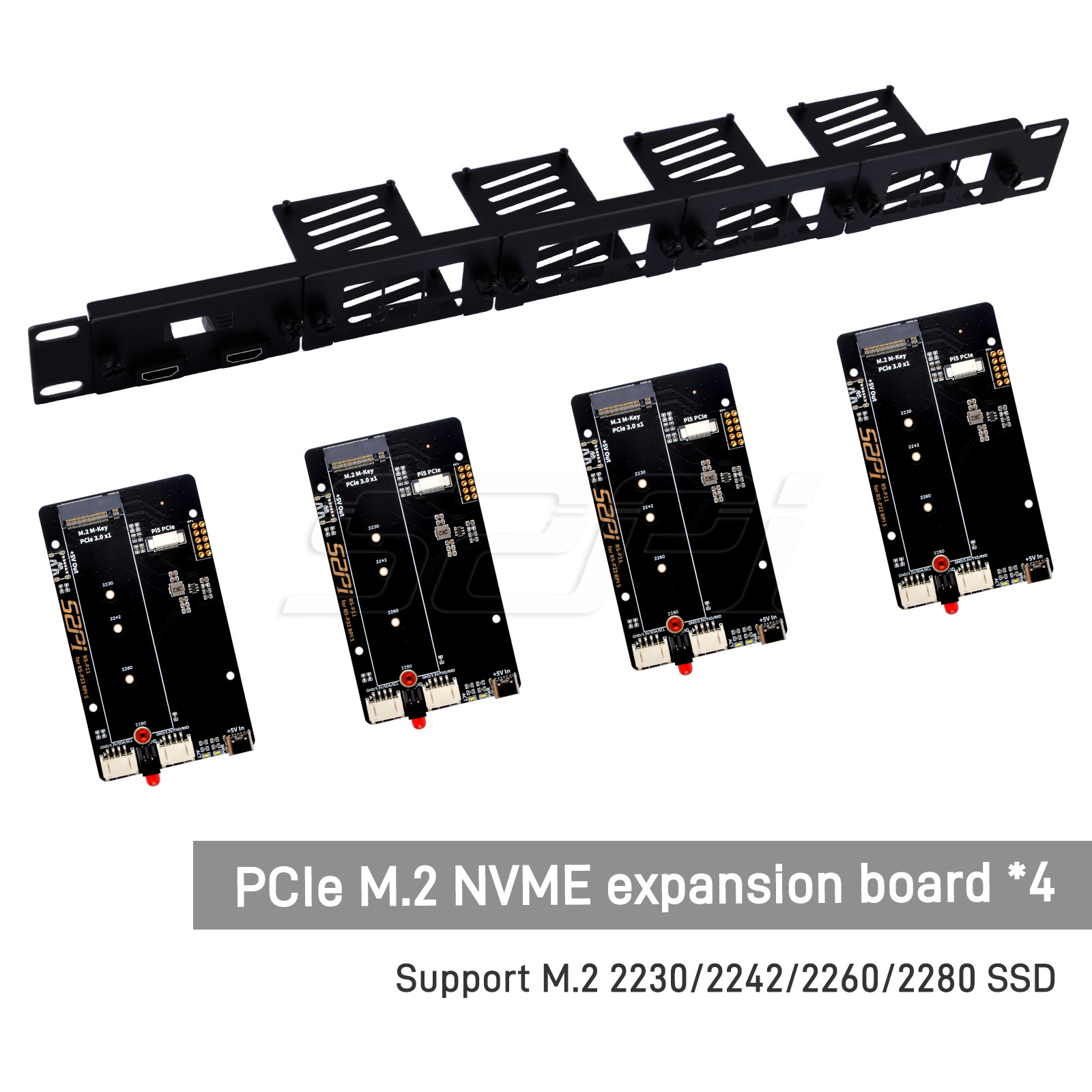 Kit braket baja Rackmount 52Pi - Deskpi Super6C ulasan dan harga