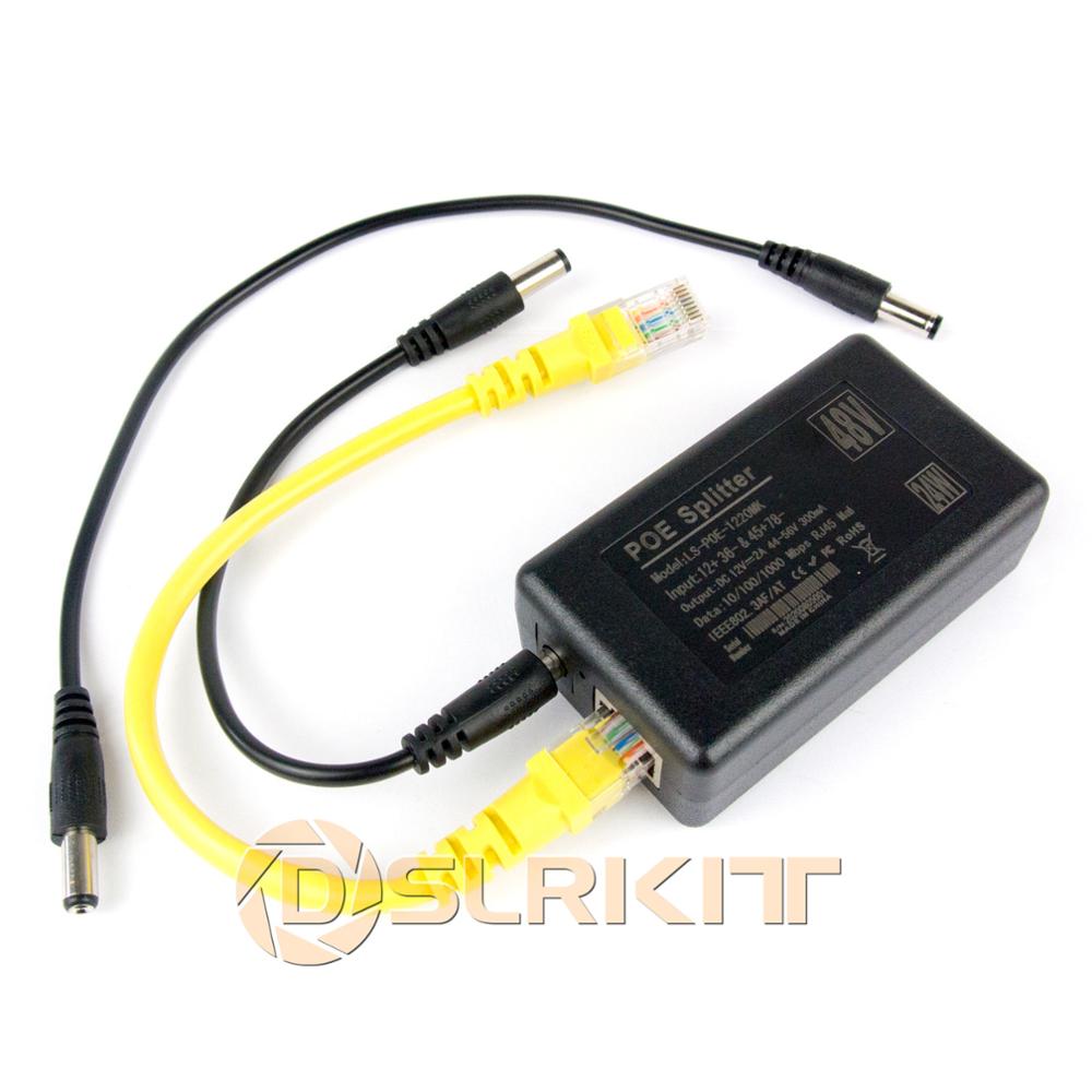 Gigabit 802.3at 24 Watt Aktif  - Active Poe Splitter Gigabit 12V 2A ulasan dan harga