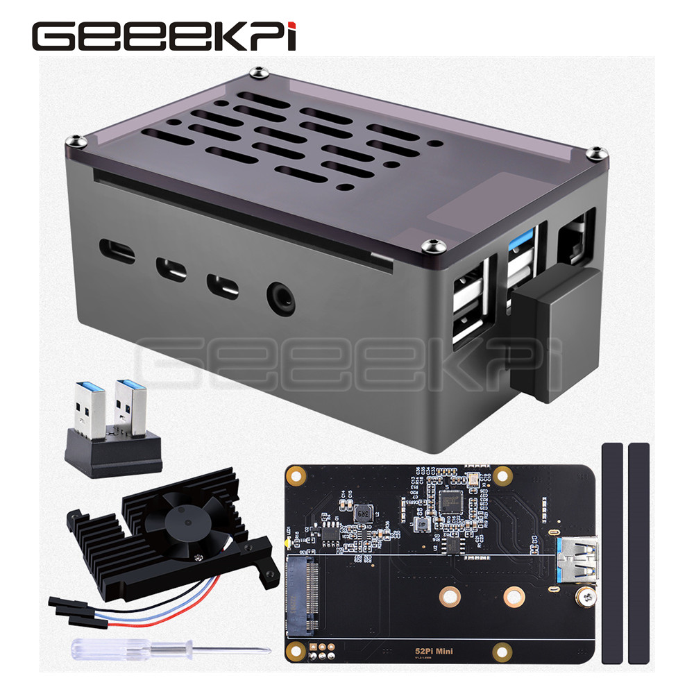 Geeekki Cangkang Hitam Casing  - Turing Pi 2 ulasan dan harga
