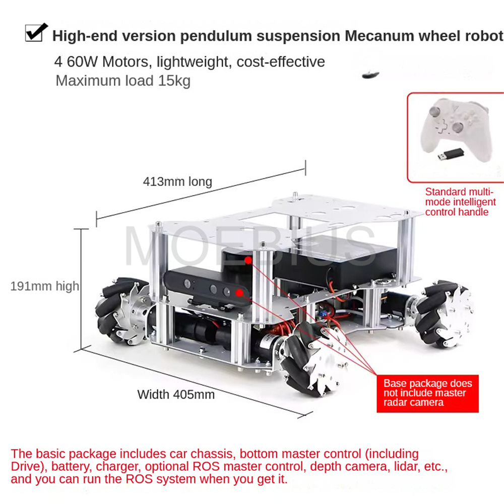 Chassis Mobil Robot Big Load R - Raspberry Pi 5 8Gb ulasan dan harga